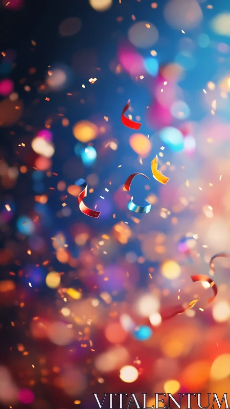 Confetti galaxies drift through a neon-soaked celebration sky.