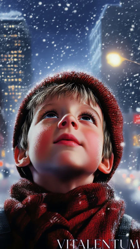 City snowspell on a wonderstruck winter dreamer.