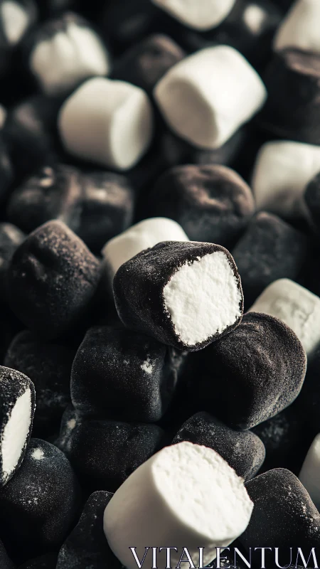 Licorice Clouds Meet Marshmallow Snow in Sweet Collision