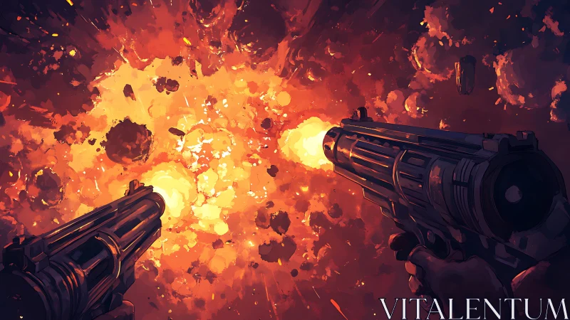 Explosive Action Unleashed Between Dual Weapons