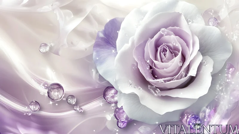 Lavender Rose Dreams in Ethereal Light
