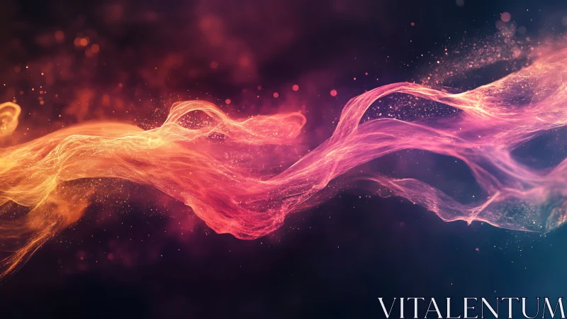 Digital Energy Flow Abstract Design.