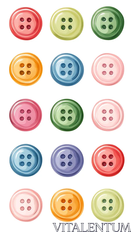 Circular colored buttons are arranged in a three-column grid