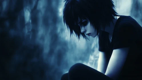 Midnight reflections with a quiet, softly glowing soul.