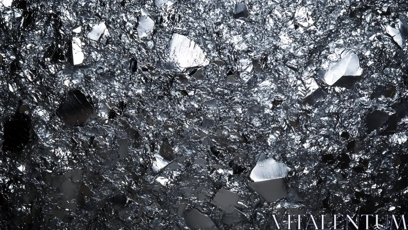 Reflective metallic crystals in a close-up abstract texture photograph.