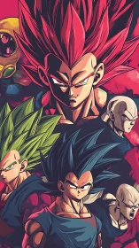 Supercharged warriors ignite a storm of chromatic power