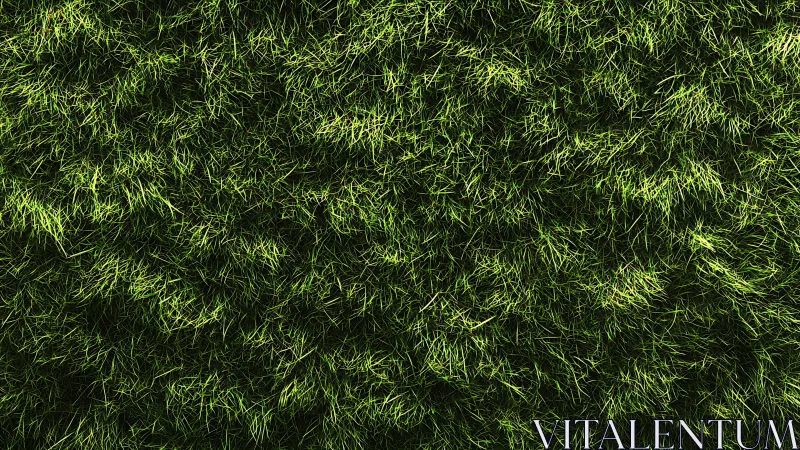 Sunlit grass texture forms a dense natural green carpet.
