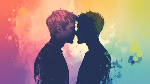 Two Souls Converge: Chromatic Silhouettes of Connection