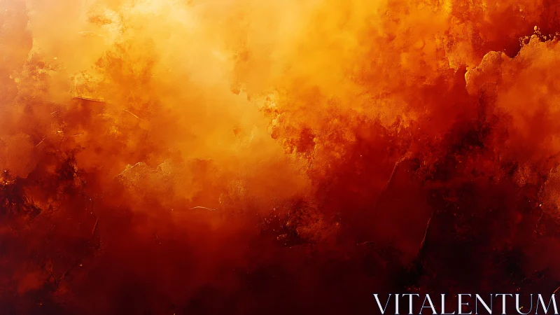 Warm gradient abstraction with layered atmospheric color transitions.