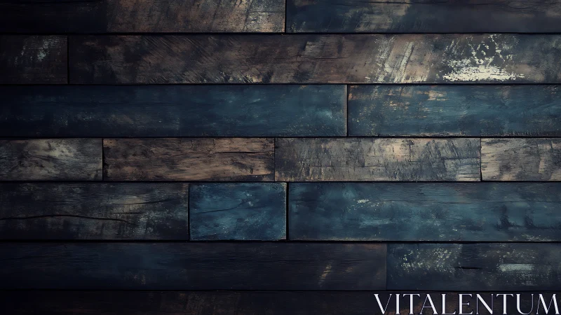 Horizontal wooden boards form a dark weathered panel surface