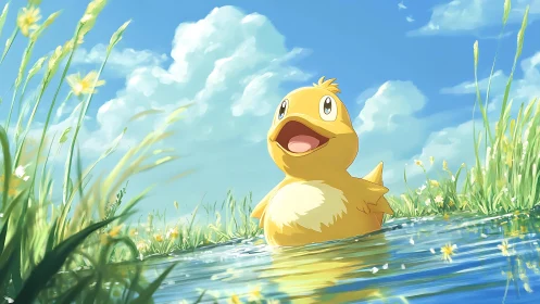 Anime pastoral character study in luminous meadow light.