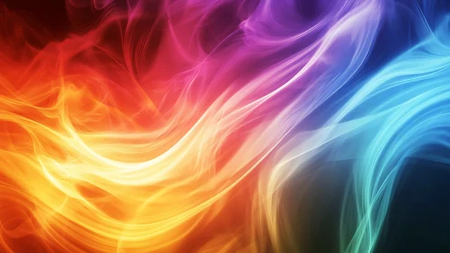 Multispectral light waves forming fluid gradients across spectrum