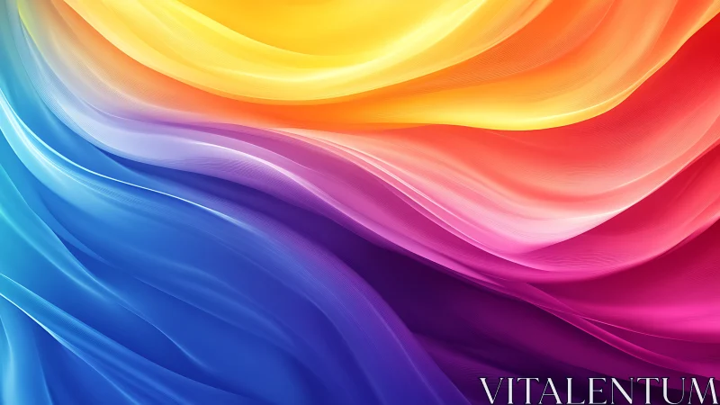 River of woven light curls through a prismatic sky