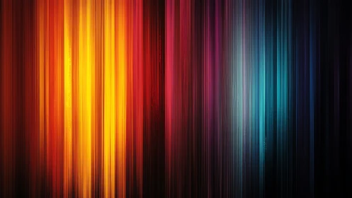 Vertical light spectrum gradients form dynamic chromatic bands