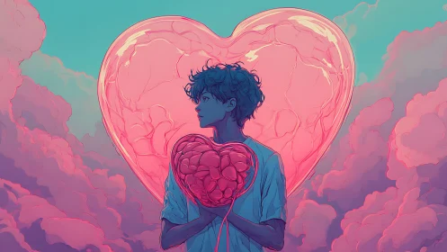 Heart of Wonder: A Soul's Inner Light Glows.