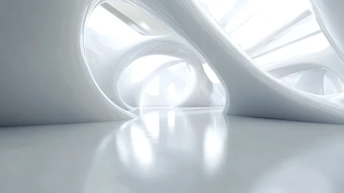 Luminous Curves: A Cathedral of Light.