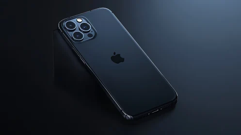 iPhone 12 Pro in Pacific Blue displayed against neutral background