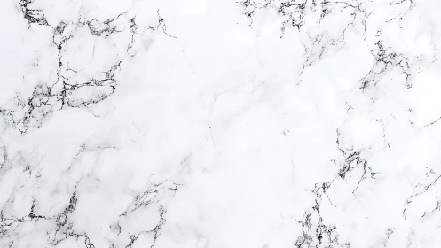 White marble surface shows subtle gray veining and calm luxury