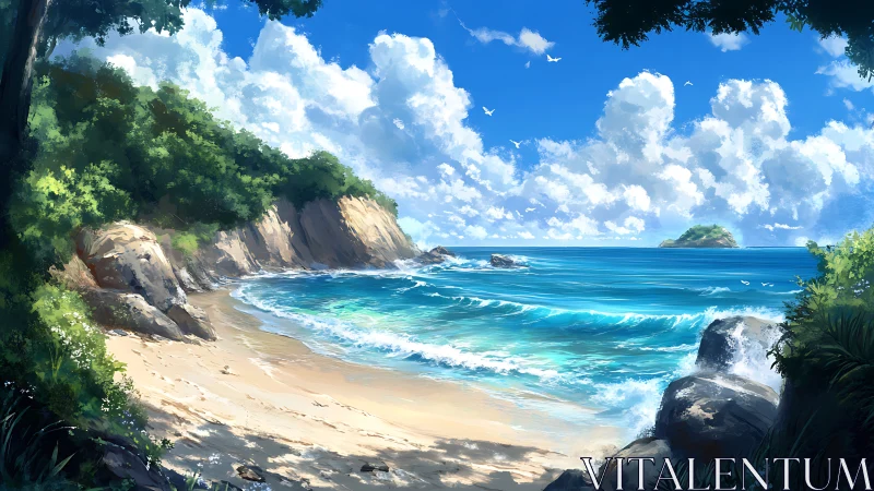 Coastal Paradise: Secluded Beach Cove.