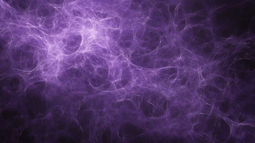 Gentle purple energy strands drifting through the dark.