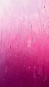 Pink vertical gradient with textured dripping pigment field.