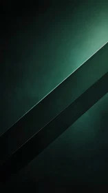 Emerald diagonal bands with moody gradient illumination.
