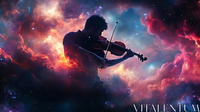 Stargazer violinist weaving nebulae into quiet symphonies.
