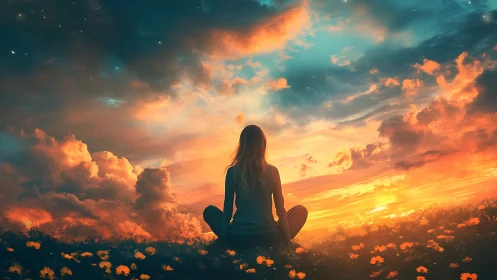 Backlit silhouette studies saturated sunset sky gradation dynamics