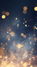 Gold-dusted bokeh night where tiny sparks learn to float.