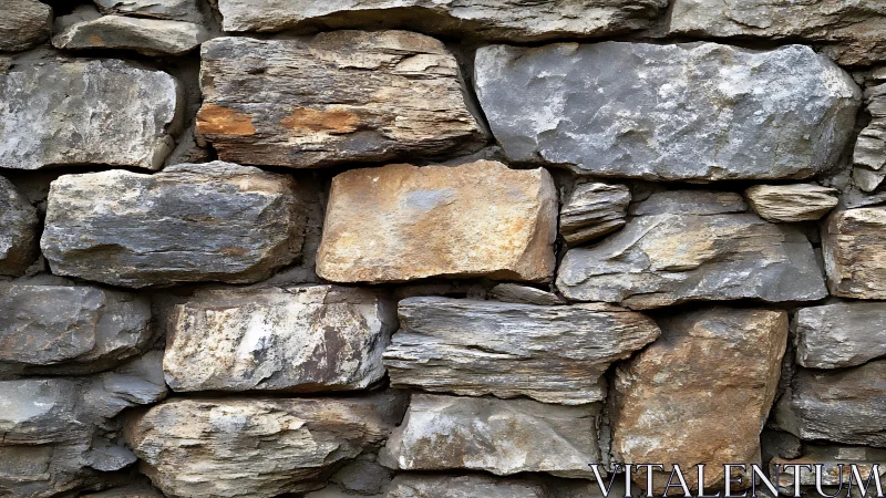 Rustic Stone Wall Texture with Natural Earthy Tones and Irregular Pattern.