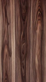 Warm walnut wood grain flows in soft, elegant vertical lines