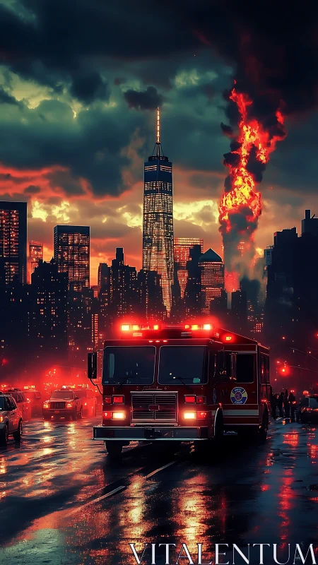 Urban Emergency: When City Lights Meet Chaos.