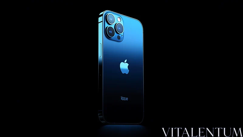 iPhone 12 Pro in Sierra Blue showcases premium camera setup.