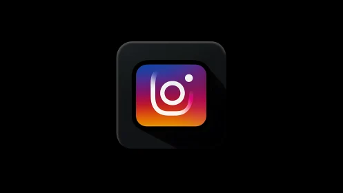 Instagram App Icon with Vibrant Gradient Design.