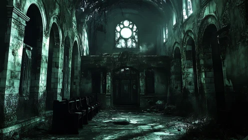 Silent emerald cathedral of dust, echoes, and memory.