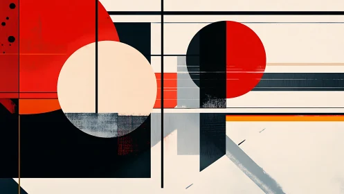 Geometric circles intersect bold lines in reductive abstract