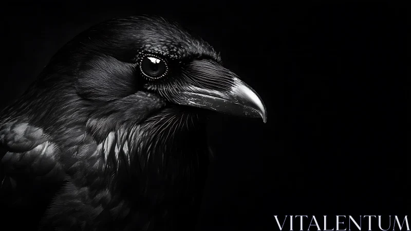 Monochromatic Raven Profile Study with Diffuse Rim Illumination