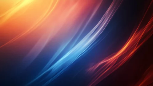 Dynamic light streams converge in chromatic gradient motion