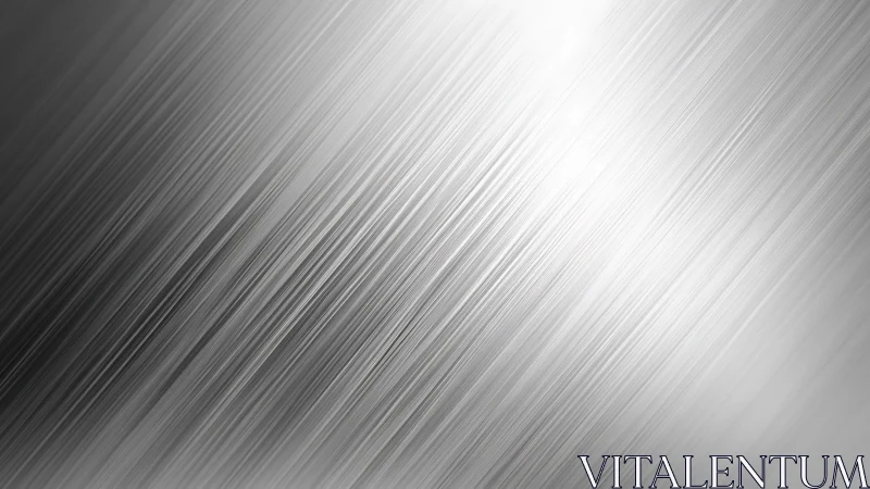 Brushed Metal Texture with Diagonal Lines in Abstract Style.