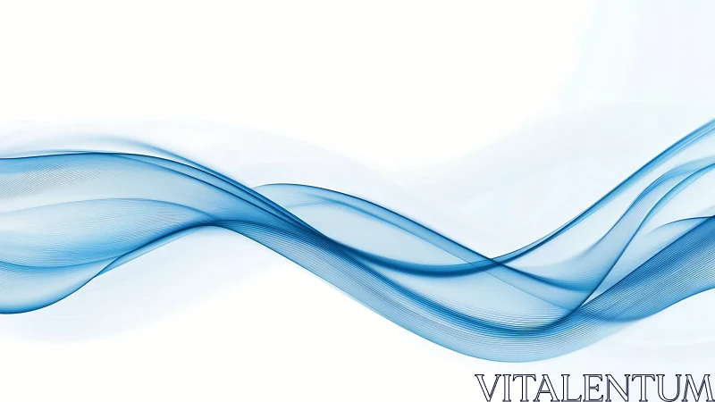 Liquid data ribbons surf across a bright white horizon