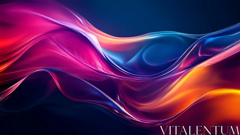 Neon fluid waves in abstract digital gradient space.