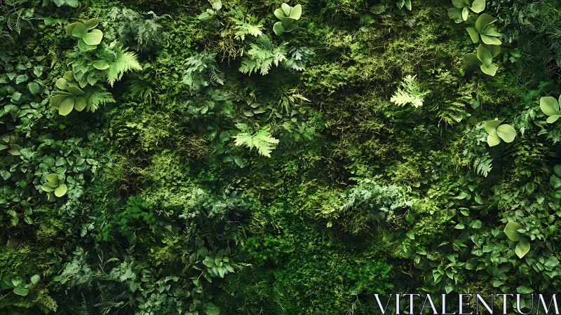 Dense Verdant Canopy from Above.