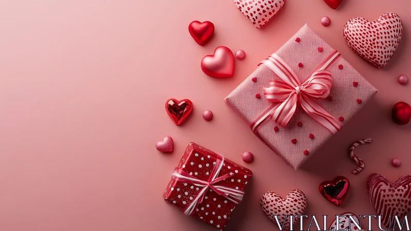 Treasures of Affection: Pink Stage Bursts with Shimmering Valentine Declarations