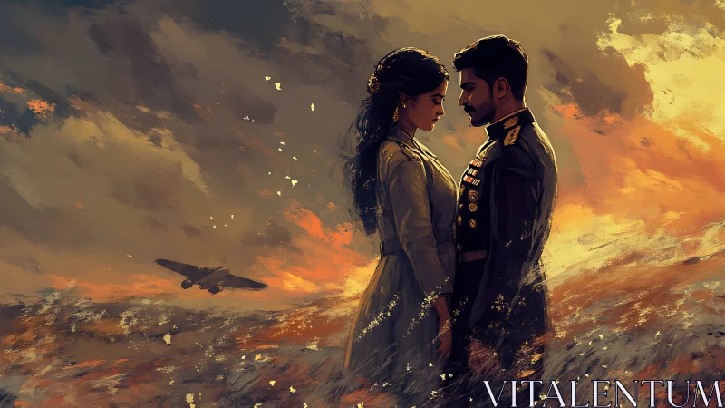 Romance Amidst the Storm.