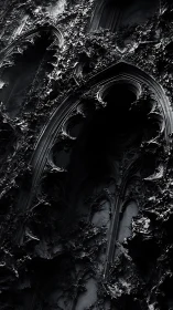 Gothic shadows cradling crumbled stone and secret arches.