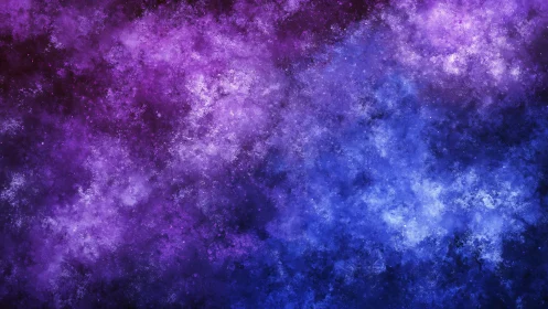 Celestial color storm swirling in violet and electric blue mist.