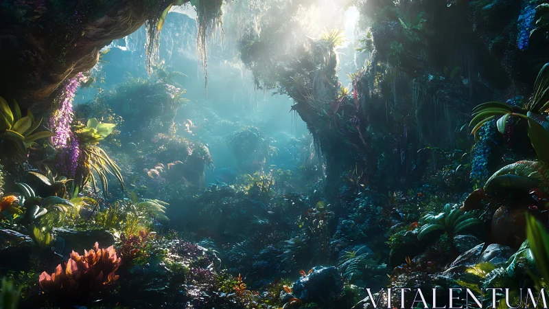 Enchanted cavern reveals a hidden jungle sanctuary filled with wonder