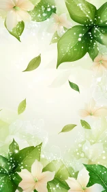 Ethereal Spring Florals with Luminous Green Foliage