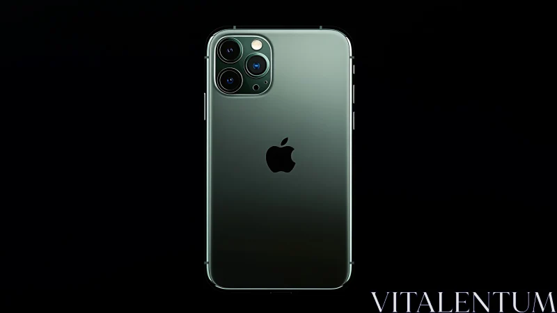iPhone 11 Pro Max device rear panel with triple camera system