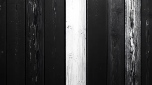 Monochrome vertical timber cladding with high-contrast grain mapping.